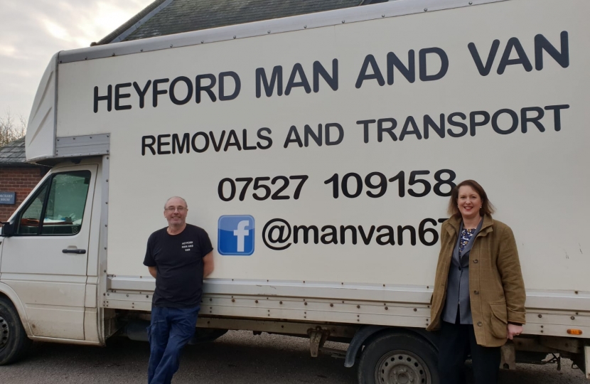 Victoria with Heyford Man and Van