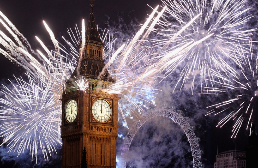 New Year Fireworks Big Ben