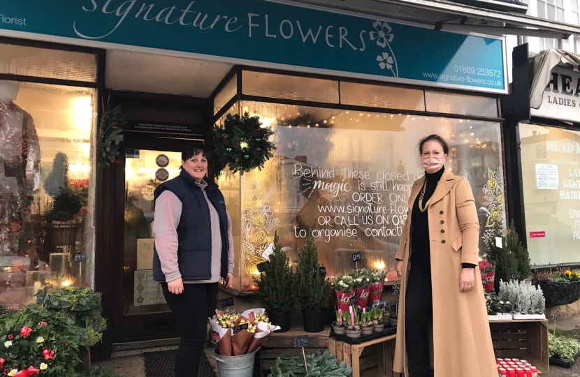 Victoria visits Signature Flowers in Bicester