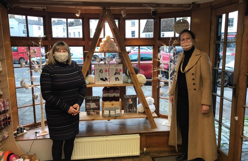 Victoria visits Bicester Wools