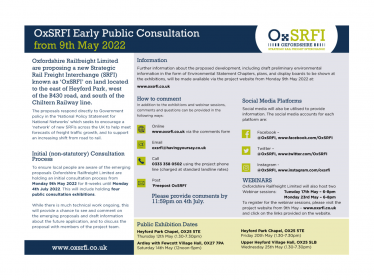 OxSRFI Consultation Notice